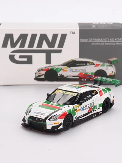 MINI GT 1:64 MGT0593 Nissan GT-R NISMO GT3 #23 KCMG 2018 FIA GT World Cup Macau