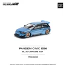 POPRACE 1:64 PR640206 PANDEM CIVIC EG6 - BLUE CHROME