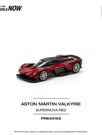 POPRACE 1:64 PR640152 ASTON MARTIN VALKYRIE SUPERNOVA RED