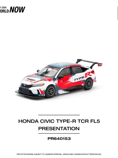 POPRACE 1:64 PR640153 HONDA CIVIC TYPE-R (FL5) TCR - PRESENTATION