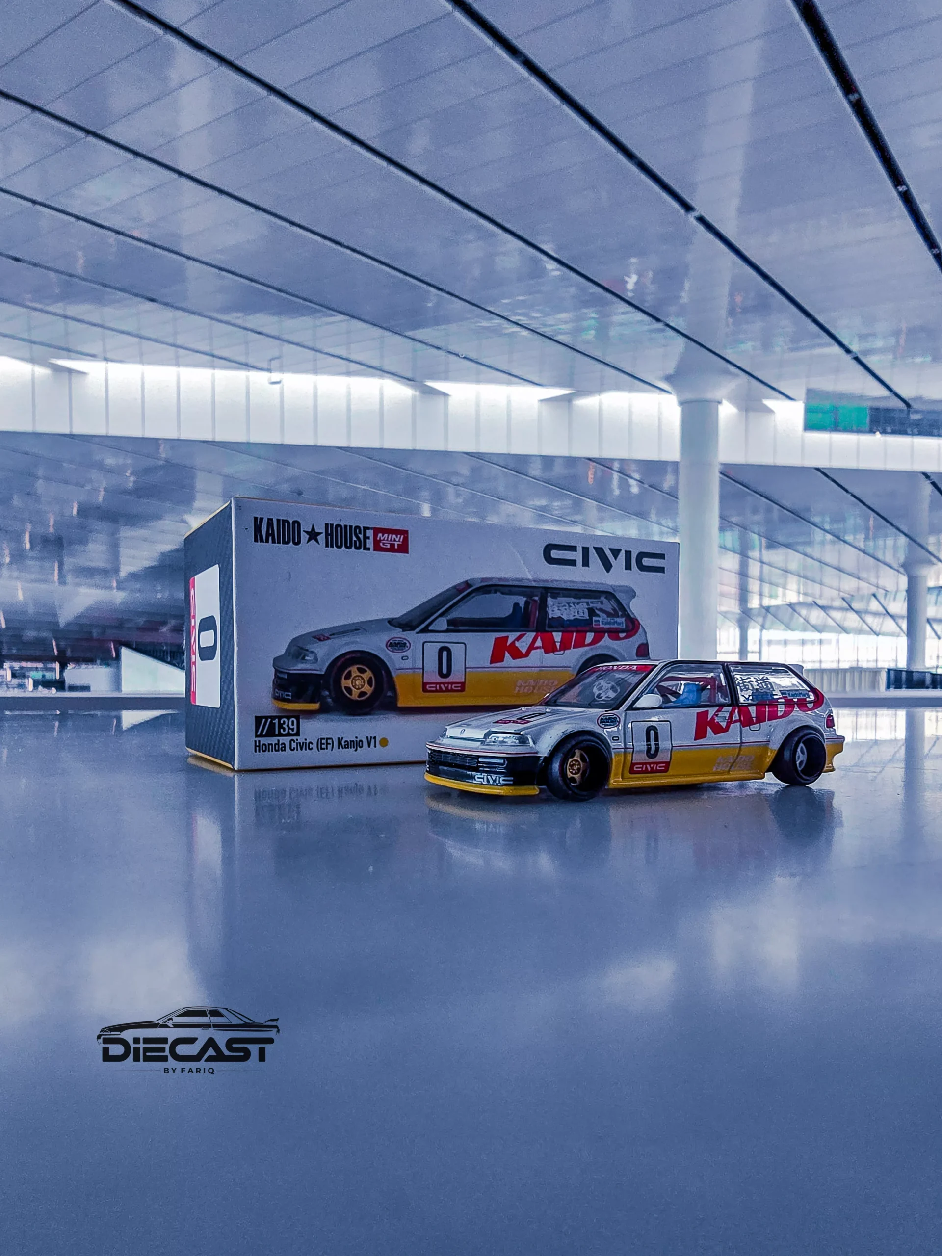 Kaido House X MINIGT KHMG Honda Civic (EF) Kanjo V1