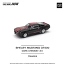 POPRACE 1:64 PR640218 SHELBY MUSTANG GT500 DARK CHROME