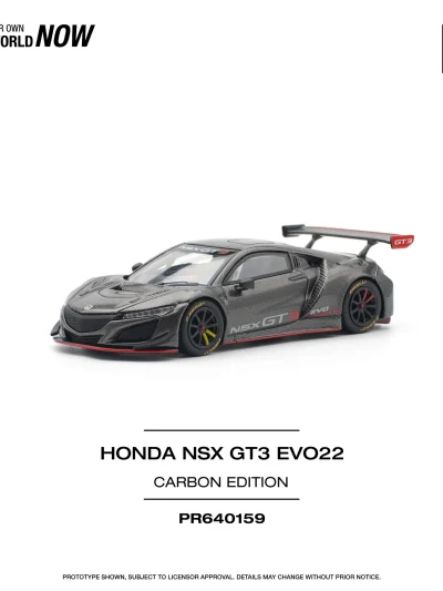POPRACE 1:64 PR640159 HONDA NSX GT3 EVO22 CARBON EDITION
