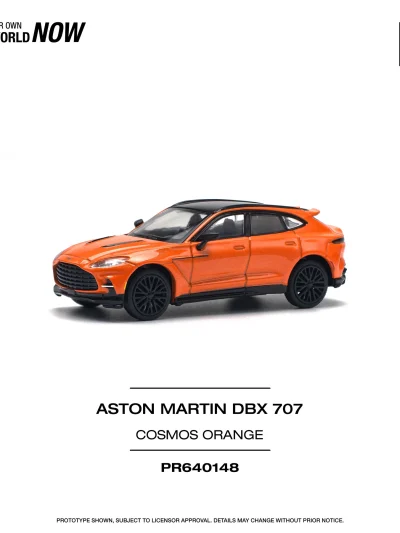 POPRACE 1:64 PR640148 ASTON MARTIN DBX 707 - COSMOS ORANGE