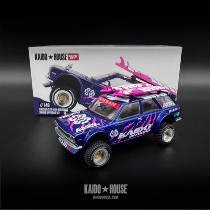 Kaido House X MINIGT KHMG149 Datsun 510 4x4 Wagon Kaido Offroad V2