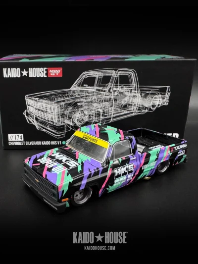 Kaido House X MINIGT KHMG174 Chevrolet Silverado KAIDO HKS V1