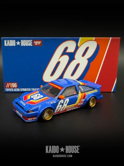 Kaido House X MINIGT KHMG196 Toyota AE86 Sprinter Trueno Kaido Racing V1