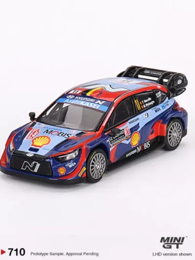 MINI GT 1:64 MGT00710 Hyundai i20 N Rally1 Hybrid #11 2023 Rally Monte Carlo 3rd Place