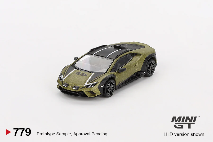 Mini GT 1:64 MGT00779 Lamborghini Huracán Sterrato Verde Gea Matt - Image 4