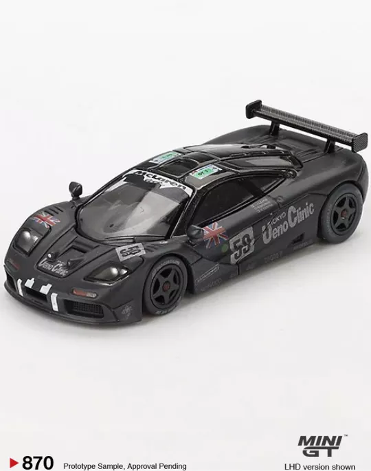 Mini GT 1:64 MGT00870 McLaren F1 GTR #59 1995 Le Mans 24Hr Winner Post-Race Weathered