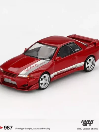 Mini GT 1:64 MGT00987 Nissan Skyline GT-R (R32) VeilSide Combat C-I – Gem Red