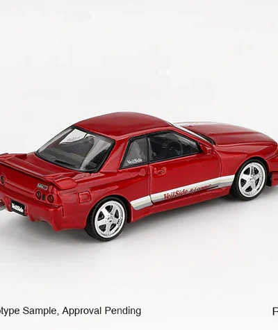Mini GT 1:64 MGT00987 Nissan Skyline GT-R (R32) VeilSide Combat C-I – Gem Red
