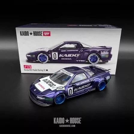 Kaido House x Mini GT KHMG173 1:64 Honda NSX Kaido Racing V2 – Purple