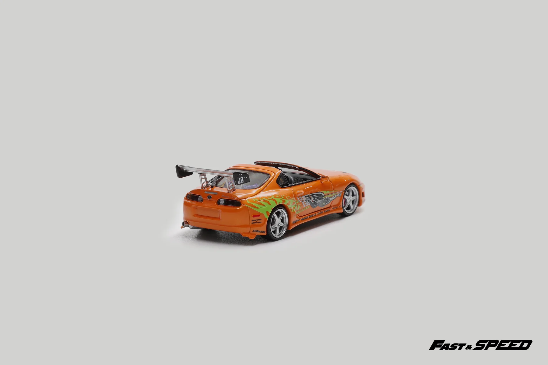 Fast Speed 1:64 Toyota Supra Targa The 4th Generation Bomex Version - FNF Orange (2 Versions) - Image 3