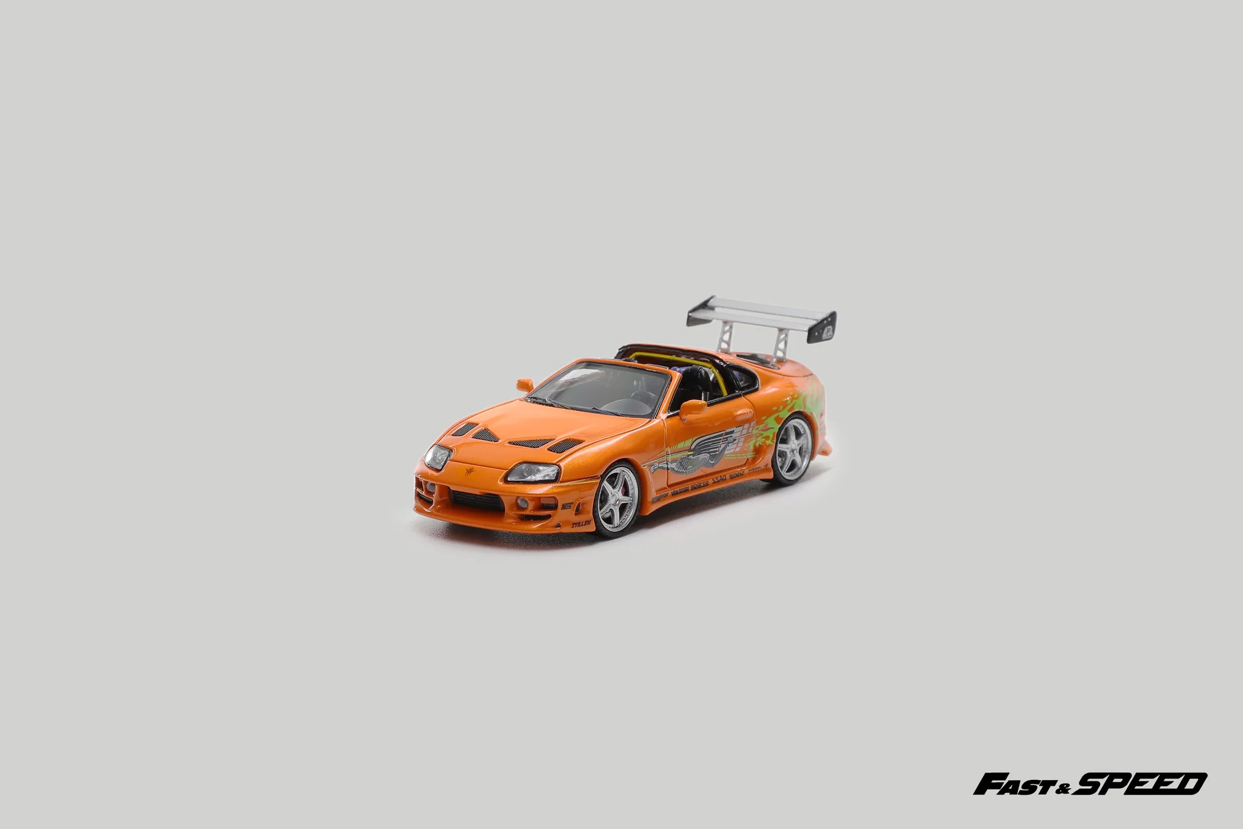Fast Speed 1:64 Toyota Supra Targa The 4th Generation Bomex Version - FNF Orange (2 Versions)