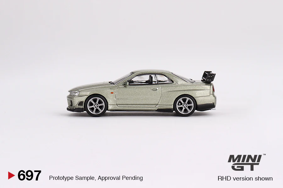 MINI GT 1:64 MGT00697 Nissan Skyline GT-R (R34) Tommykaira R-z Millenium Jade