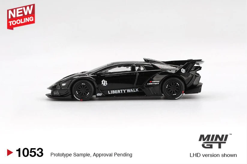 MINIGT 164 MGT01053 Lamborghini LB-Silhouette WORKS MURCIELAGO GT- Evo Black