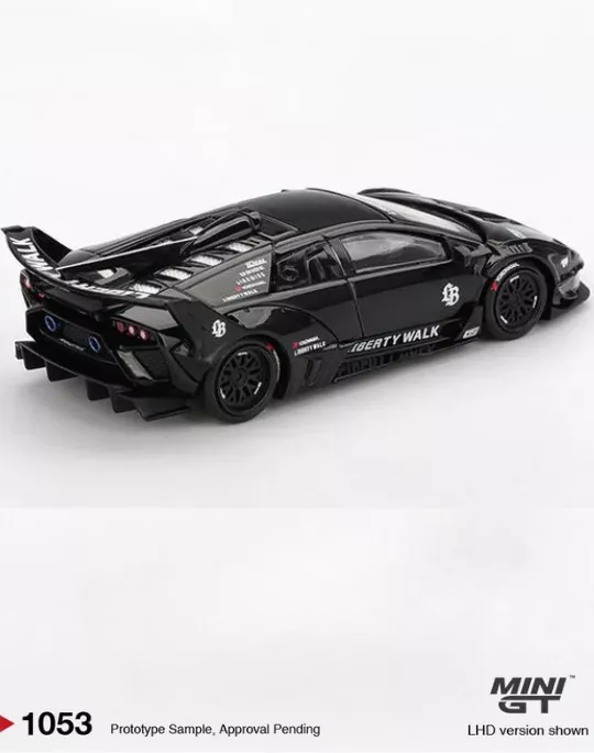 MINIGT 1:64 MGT01053 Lamborghini LB-Silhouette WORKS MURCIELAGO GT- Evo Black - Image 2