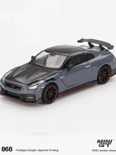 Mini GT 164 MGT00868 Nissan GT-R Nismo 2024 NISMO Stealth Gray
