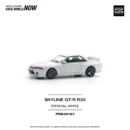PR640157 POPRACE 1:64 NISSAN SKYLINE GT-R R32 CRYSTAL WHITE DIECASTBYFARIQ