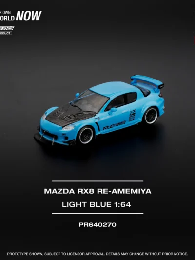 PR640270 POPRACE 164 MAZDA RX-8 RE-AMEMIYA - LIGHT BLUE