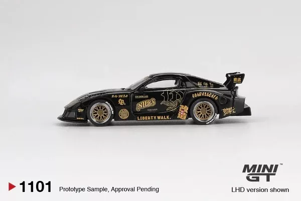 MINI GT MGT01101 1:64 MAZDA RX-7 LB-Super Silhouette FD-NILES Black
