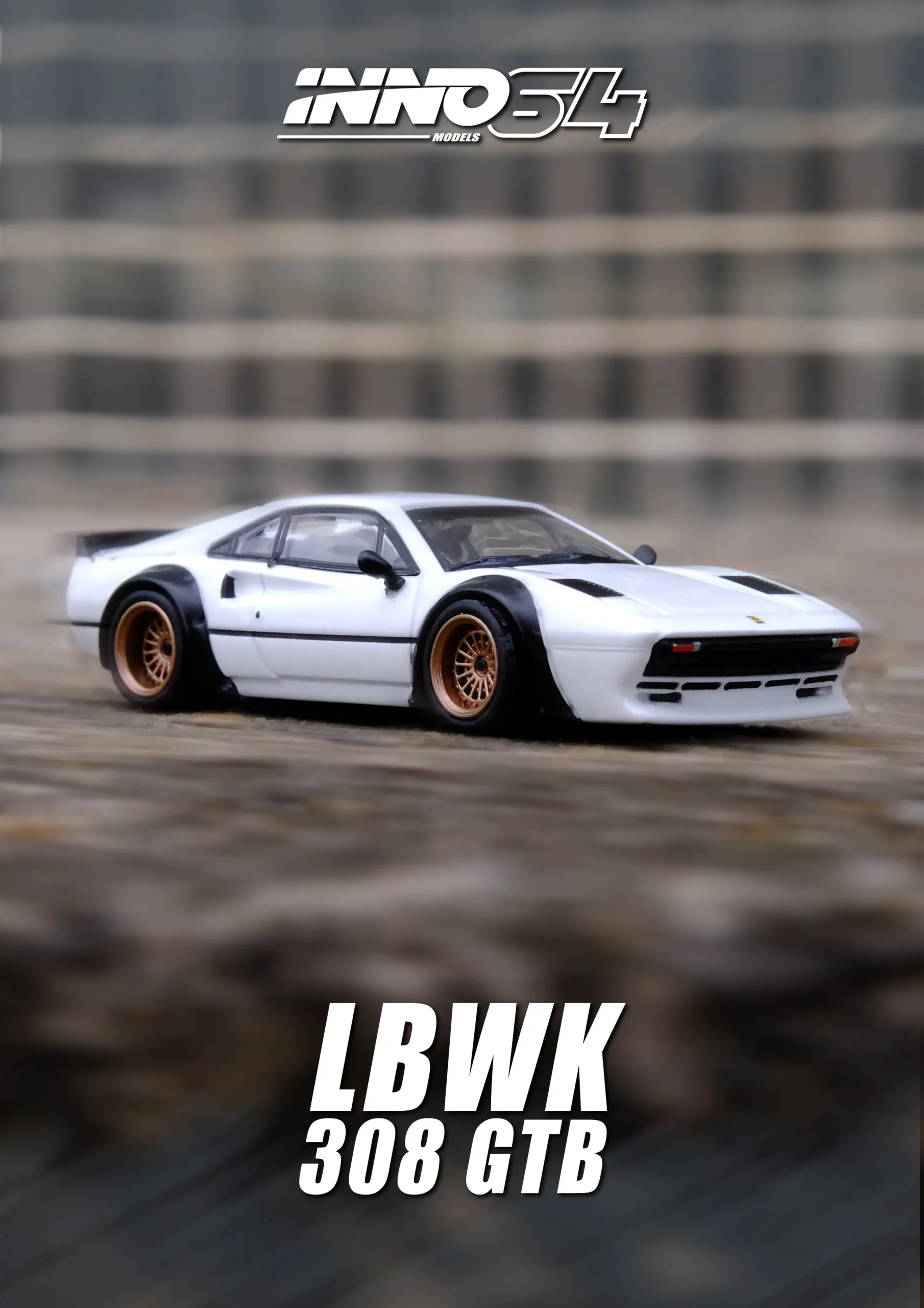 INNO64 1/64 LBWK 308 GTB IN WHITE