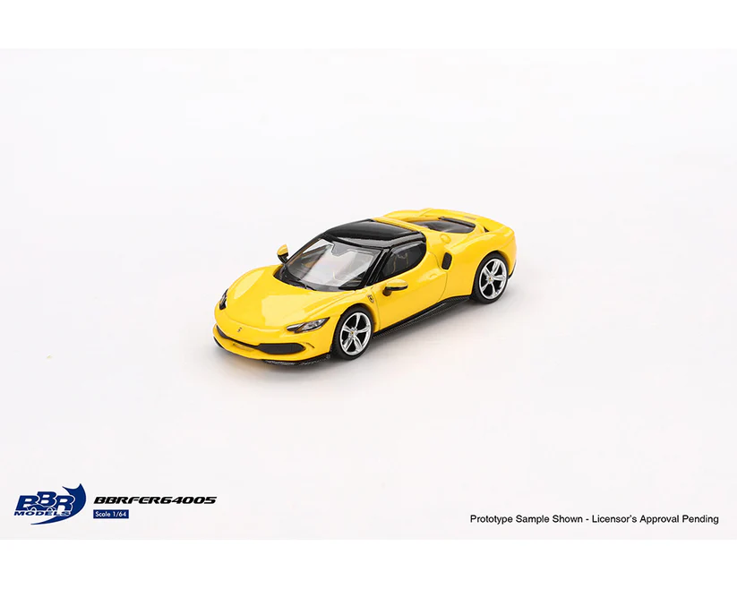 BBRFER64005 BBR Models 1:64 Ferrari 296 GTB Giallo Modena Yellow Limited Edition doha