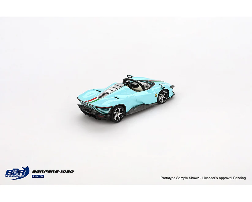 BBRFER64020 BBR Models 1:64 Ferrari Daytona SP3 Light Blue Limited Edition - Image 4