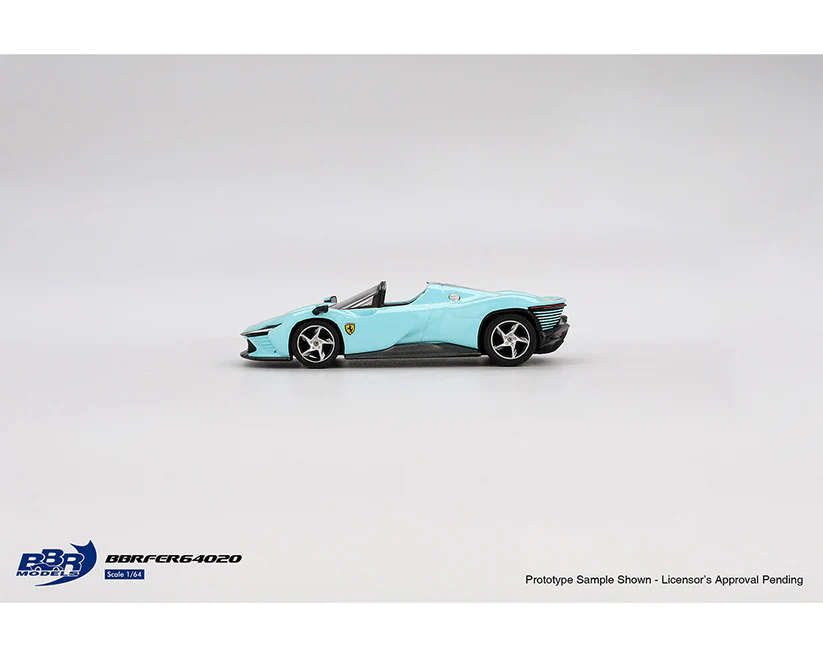 BBRFER64020 BBR Models 1:64 Ferrari Daytona SP3 Light Blue Limited Edition - Image 3