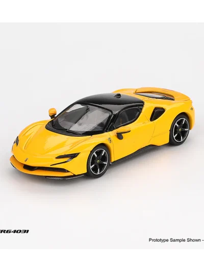 BBRFER64031 BBR Models 1:64 Ferrari SF90 Giallo Modena Yellow