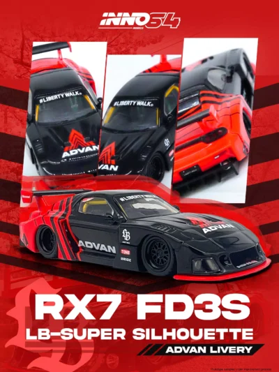 INNO64 164 LBWK RX7 (FD3S) LB-SUPER SILHOUETTE