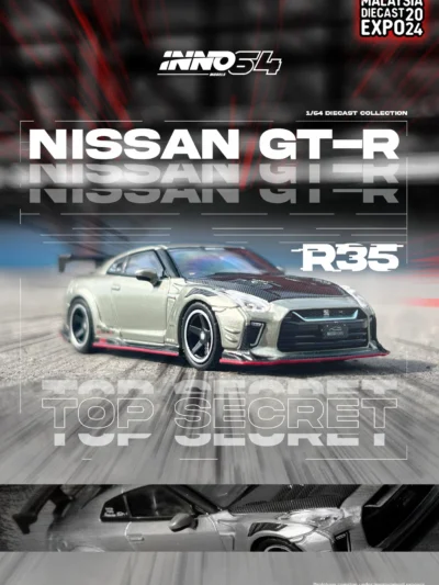 INNO64 1:64 Nissan GT-R (R35) "TOP SECRET" MDX 2024 Special Edition