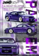 INNO64 1/64 Nissan Skyline GT-R (R33) "Pandem / Rocket Bunny" Purple