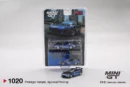 MINI GT 1:64 MGT01020 Mazda RX-7 RE-Amemiya Chrome Blue Malaysia Diecast Expo 2025