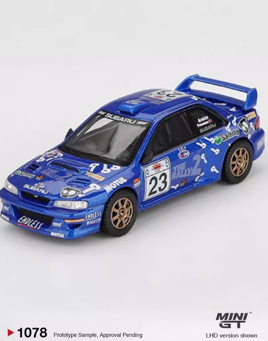 MINI GT MGT01078 164 Subaru Impreza WRC99 #23 2000 Acropolis Rally