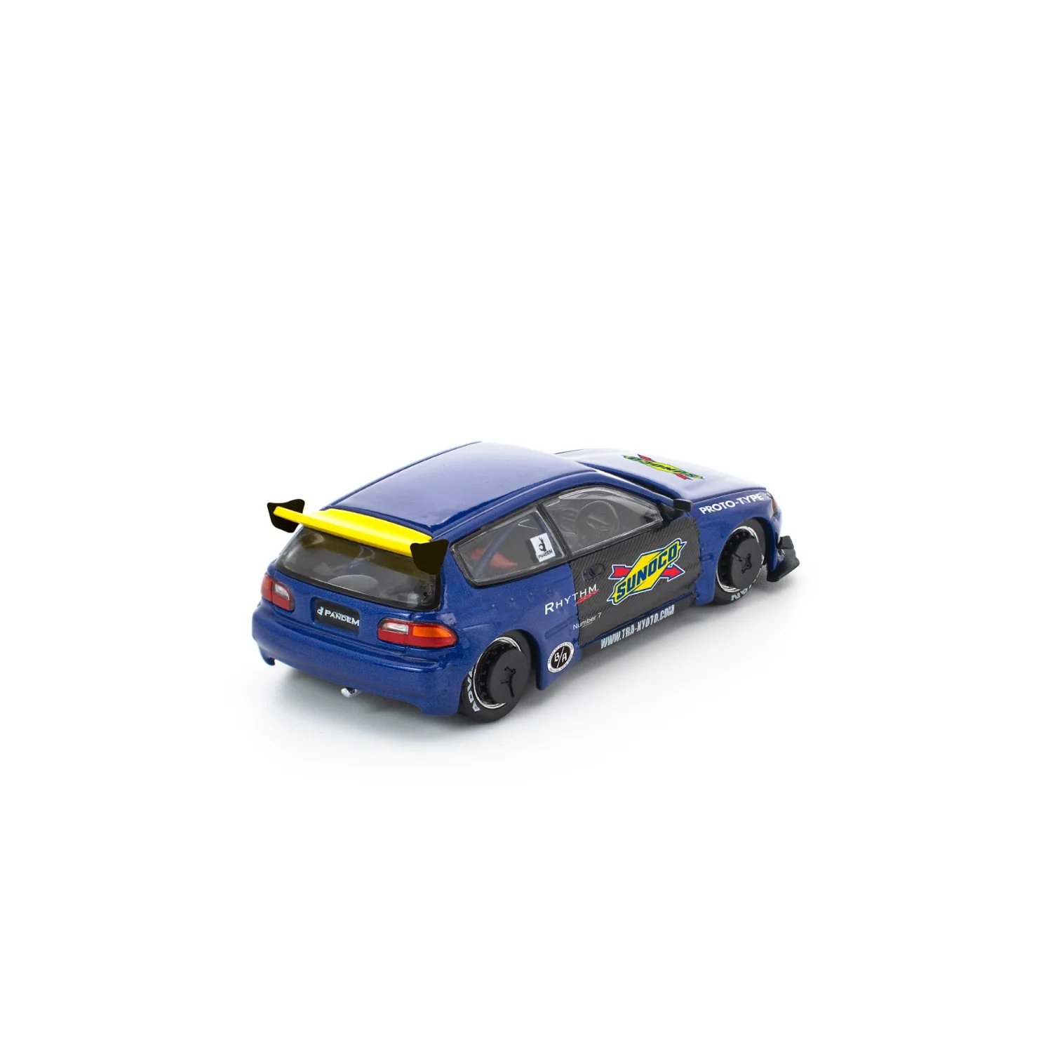 PR640365 POP RACE 1:64 PANDEM CIVIC EG6 BLUE/BLACK - Image 3