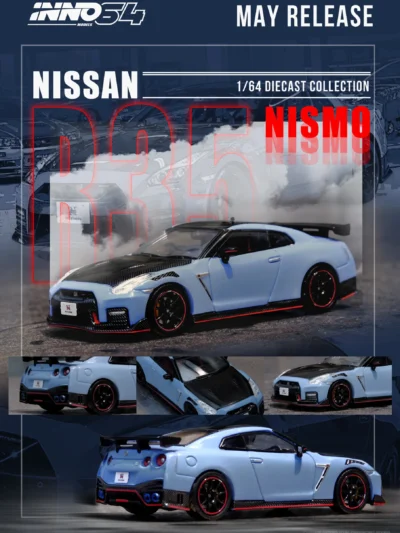 INNO64 Nissan GT-R (R35) NISMO Special Edition 2022 – Stealth Grey
