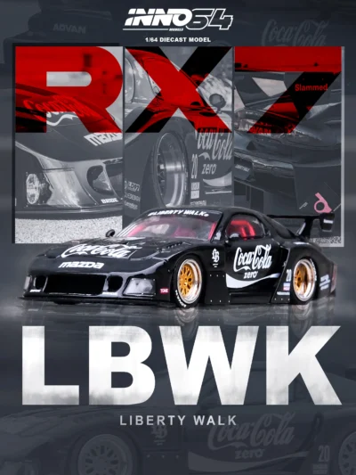 RX7 (FD3S) LB-SUPER SILHOUETTE – Black (Coca-Cola Zero Livery)