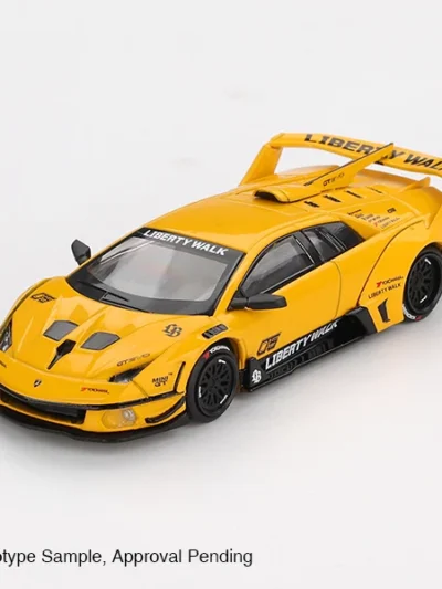MINI GT 164 MGT01135 LB- SILHOUETTE WORKS MURCIELAGO GT EVO YELLOW