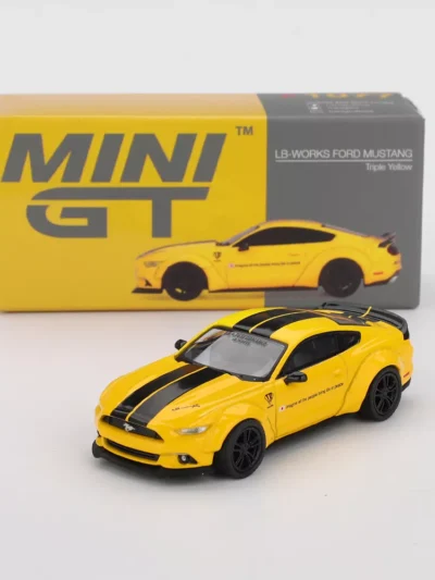MINI GT 1:64 MGT01077 LB-WORKS FORD MUSTANG TRIPLE YELLOW