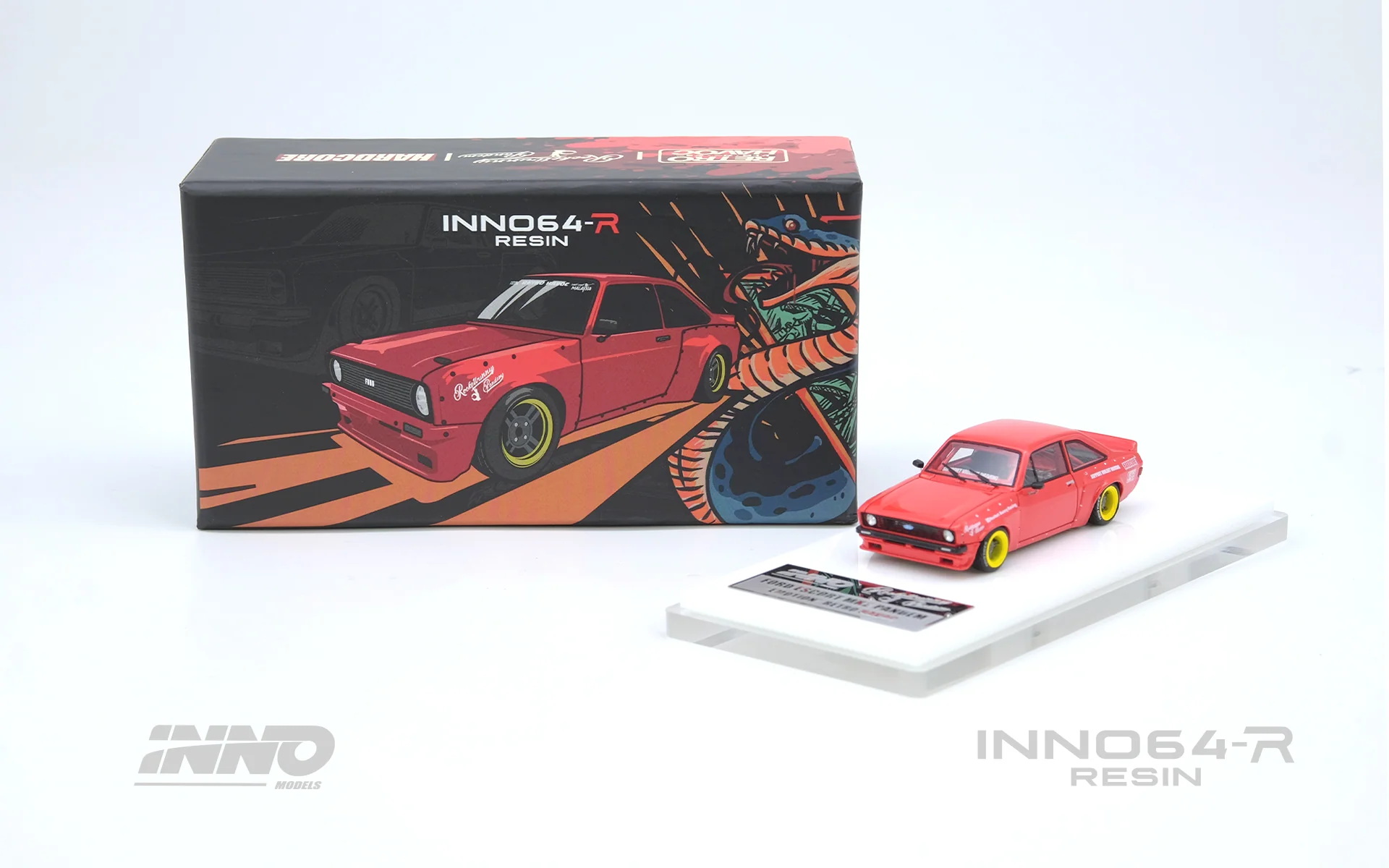FORD ESCORT MK2 PANDEM "EMOTION" RETRO HAVOC RED