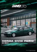 INNO64 1/64 Honda Civic Ferio Si (EK) in Green