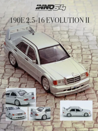 INNO64 164 MERCEDES-BENZ 190E SILVER