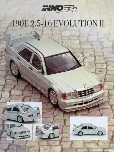INNO64 164 MERCEDES-BENZ 190E SILVER
