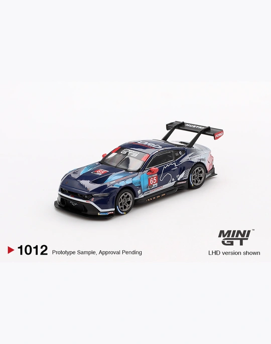 MINI GT 1:64 MGT01012 FORD MUSTANG GT3 #65 FORD MULTIMATIC MOTORSPORTS 2024 IMSA DAYTONA 24 HRS - Image 2
