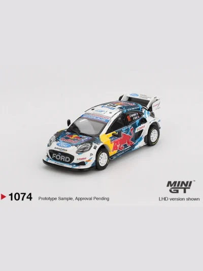 MINI GT 1:64 MGT01074 Ford Puma Rally1 #16 M-Sport Ford WRT 2024 Rally Finland 3rd Place