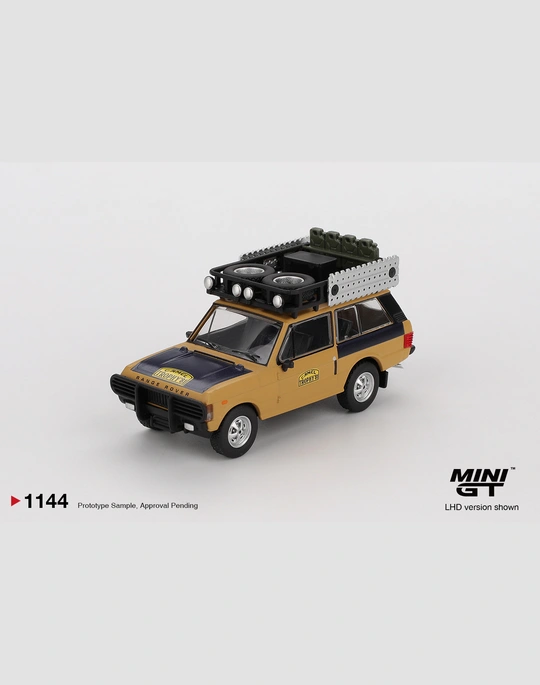 MINI GT 1:64 MGT01144 Range Rover 1981 Camel Trophy Sumatra C.Swoboda & K.Mentel Winner