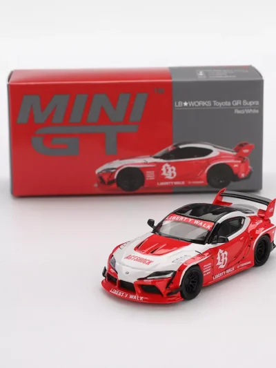 MINI GT 1:64 MGT01109 LB★WORKS TOYOTA GR SUPRA RED
