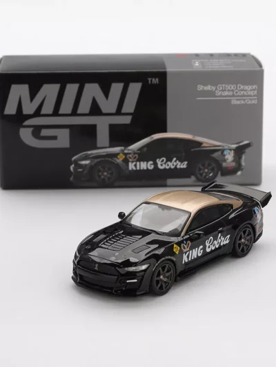 MINI GT 1:64 MGT01130 SHELBY GT500 DRAGON SNAKE CONCEPT BLACK/GOLD